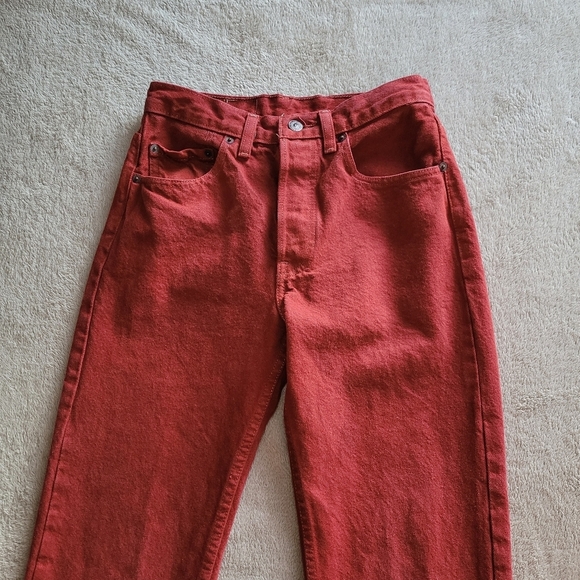 Vintage Levi's red 501 button fly jeans​ - Picture 4 of 12